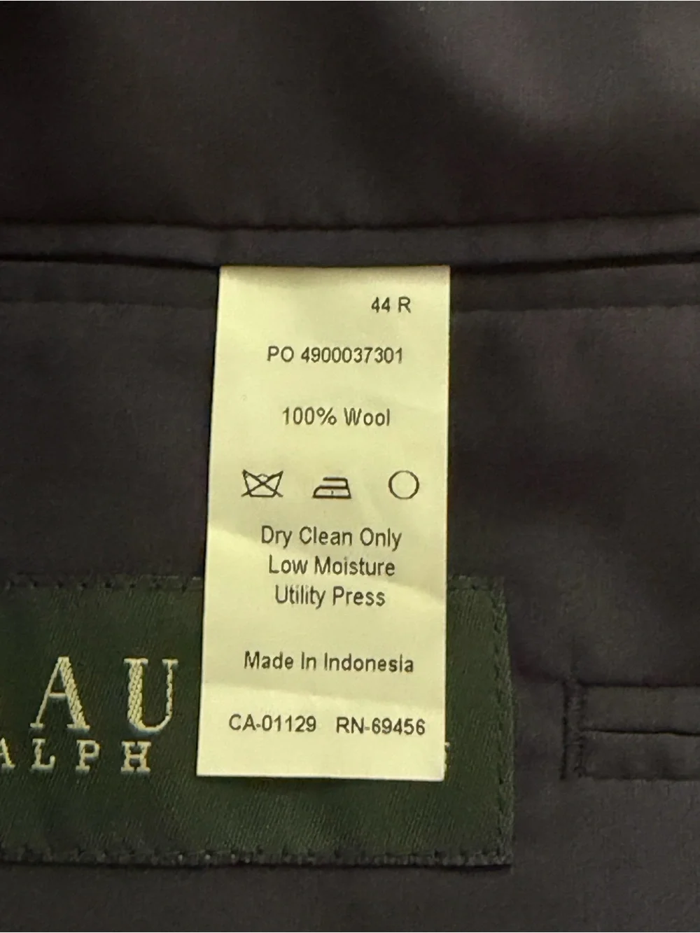 Ralph Lauren Navy Blazer with Gold Buttons